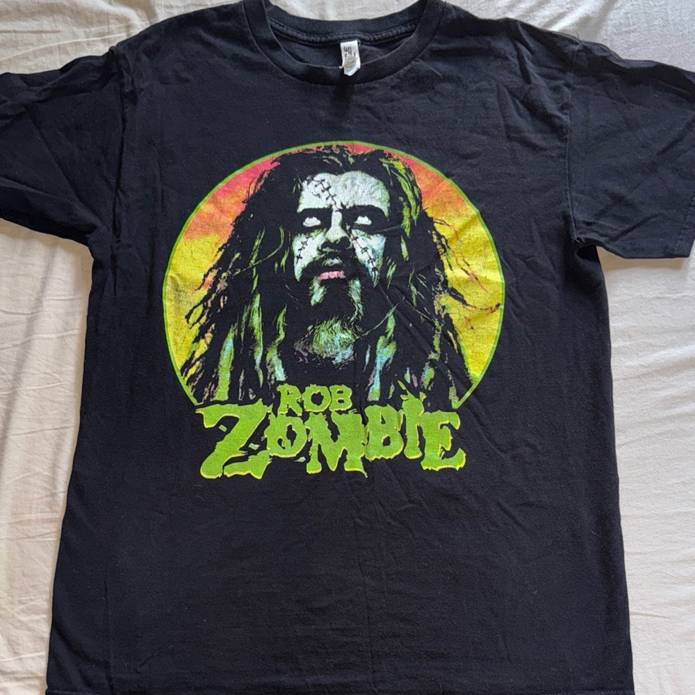 Alstyle Black Rob Zombie Graphic Tee Used/vintage